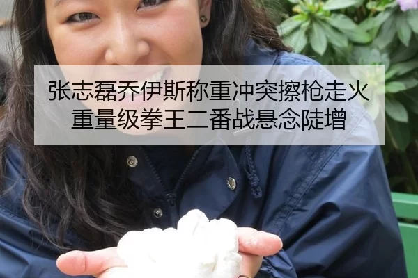 张志磊乔伊斯称重冲突擦枪走火 重量级拳王二番战悬念陡增